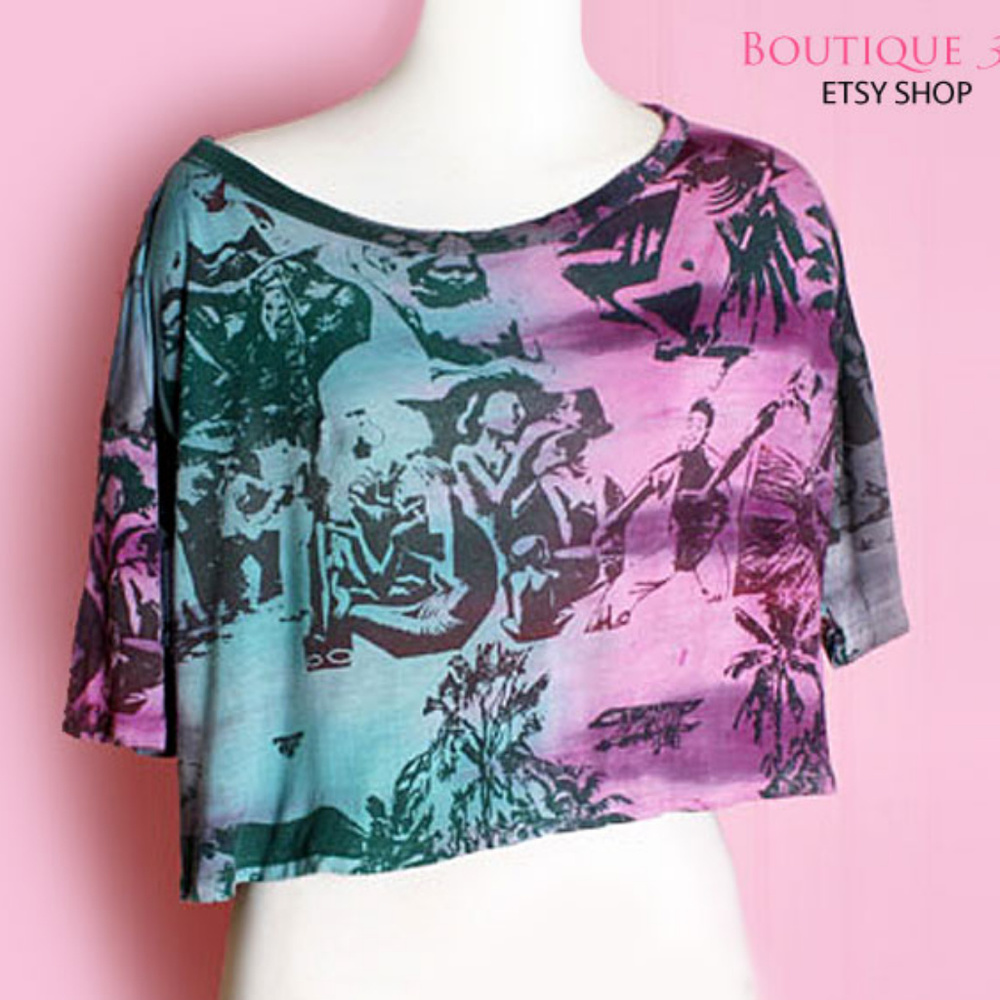 1980's Vintage HIP HOP T-Shirt Graphic Print